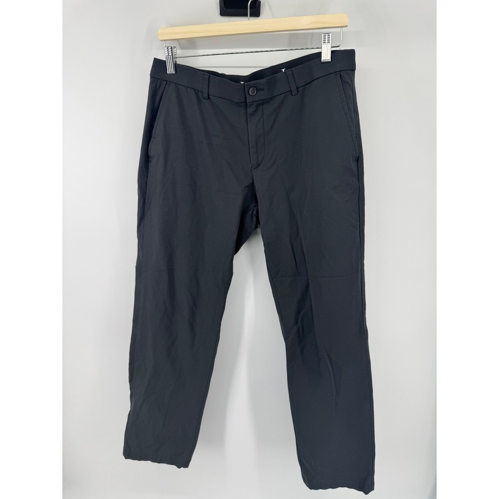 Lauren Ralph Lauren Mens Black Stretch Dress Pants Trousers 33W x 30L P33W X30L